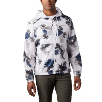 Pánské Bundy Columbia Flash Forward Windbreaker Print Bílé QTWGCE047